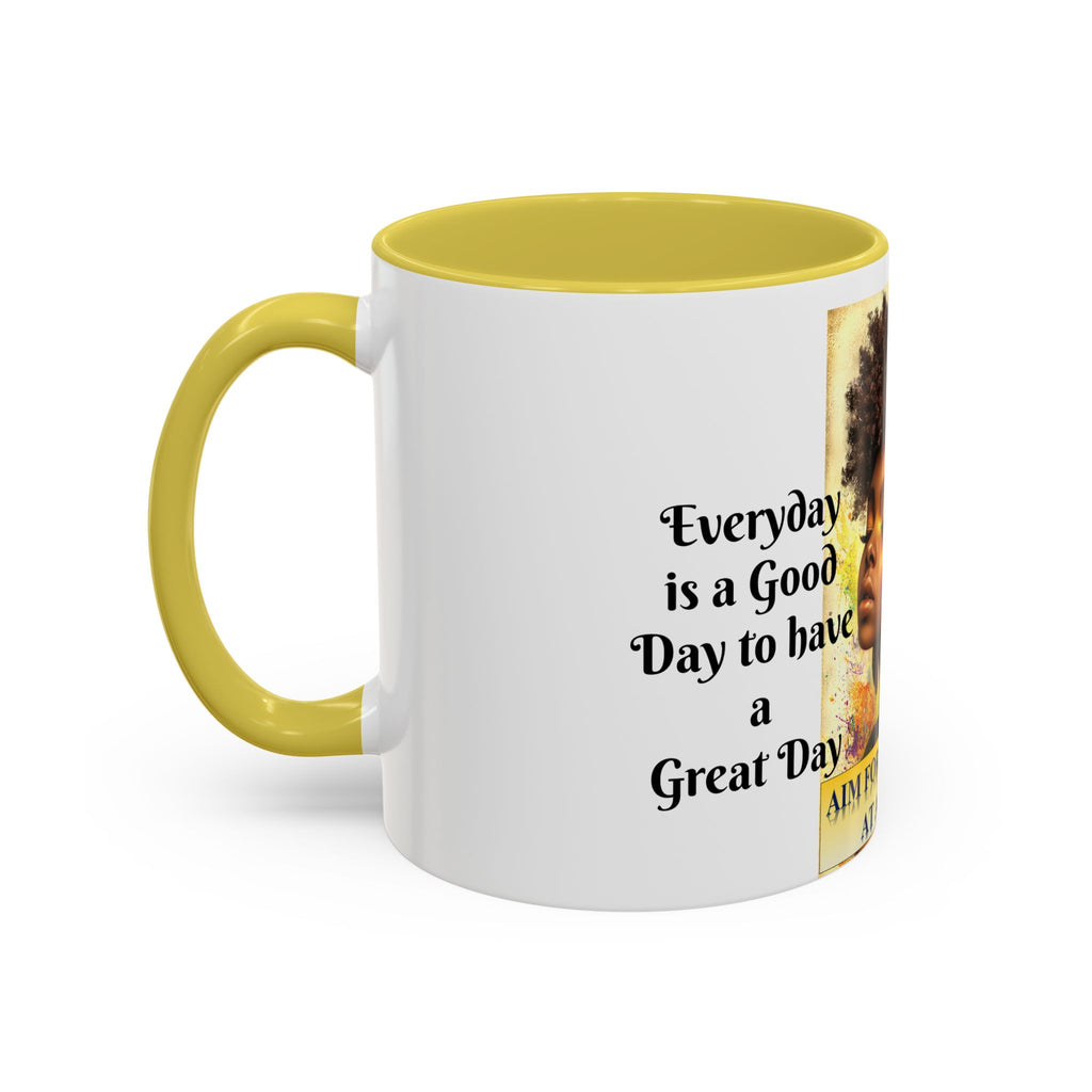Aim for the Crown Coffee Mug — "Good Morning Beautiful" Inspirational Art Mug (11oz/15oz)