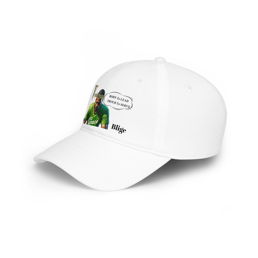 Veteran 'Born to Lead, Proud to Serve' Low Profile Baseball Cap