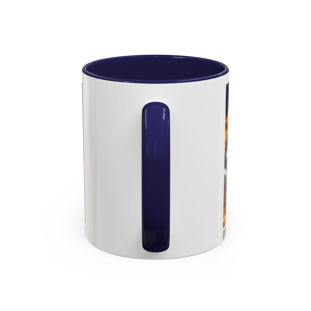 Inspirational Accent Coffee Mug - “Found Perfect Peace in the Midst of Her Storm”