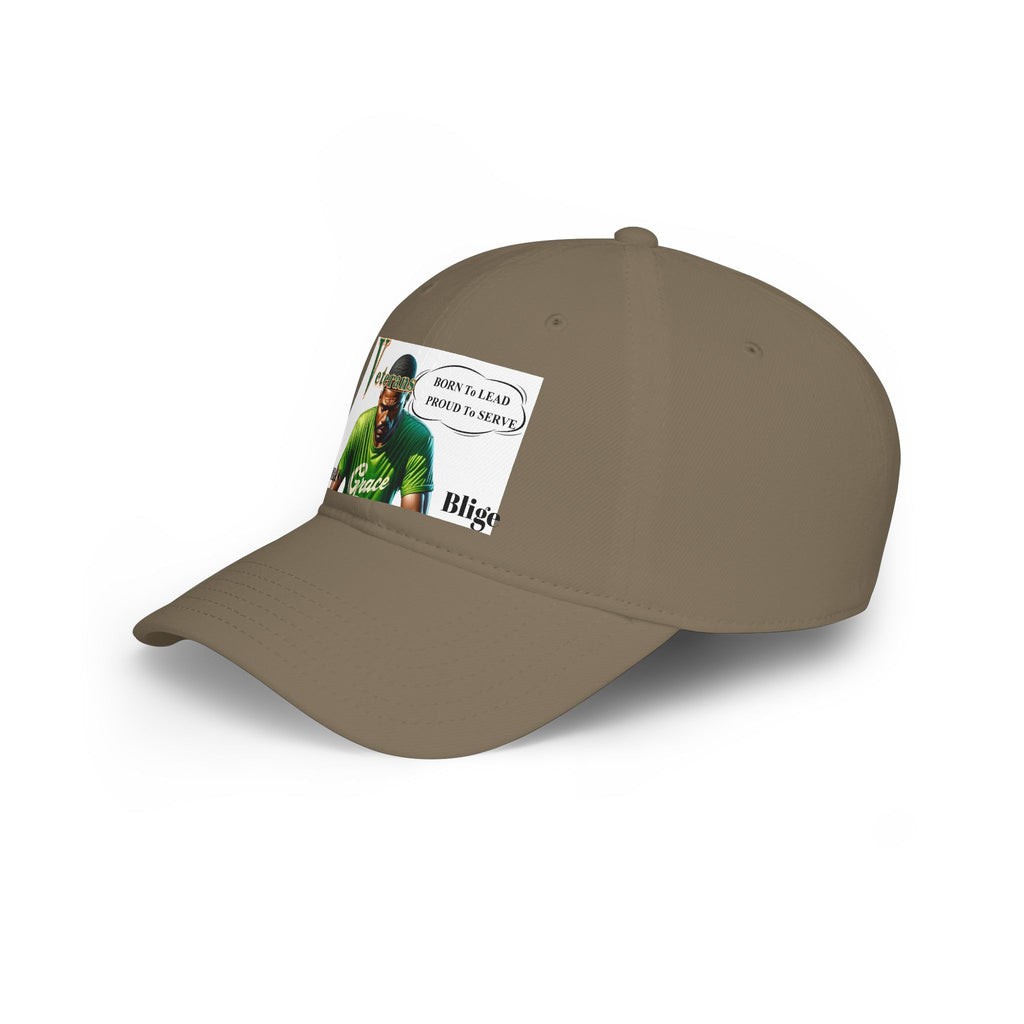 Veteran 'Born to Lead, Proud to Serve' Low Profile Baseball Cap