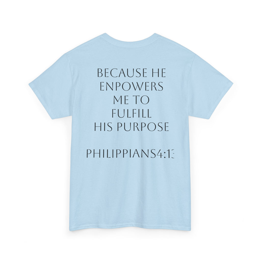 Inspirational Christian Tee — "Life Is Tough But So Are You" Personalized Shirt (Philippians 4:13)