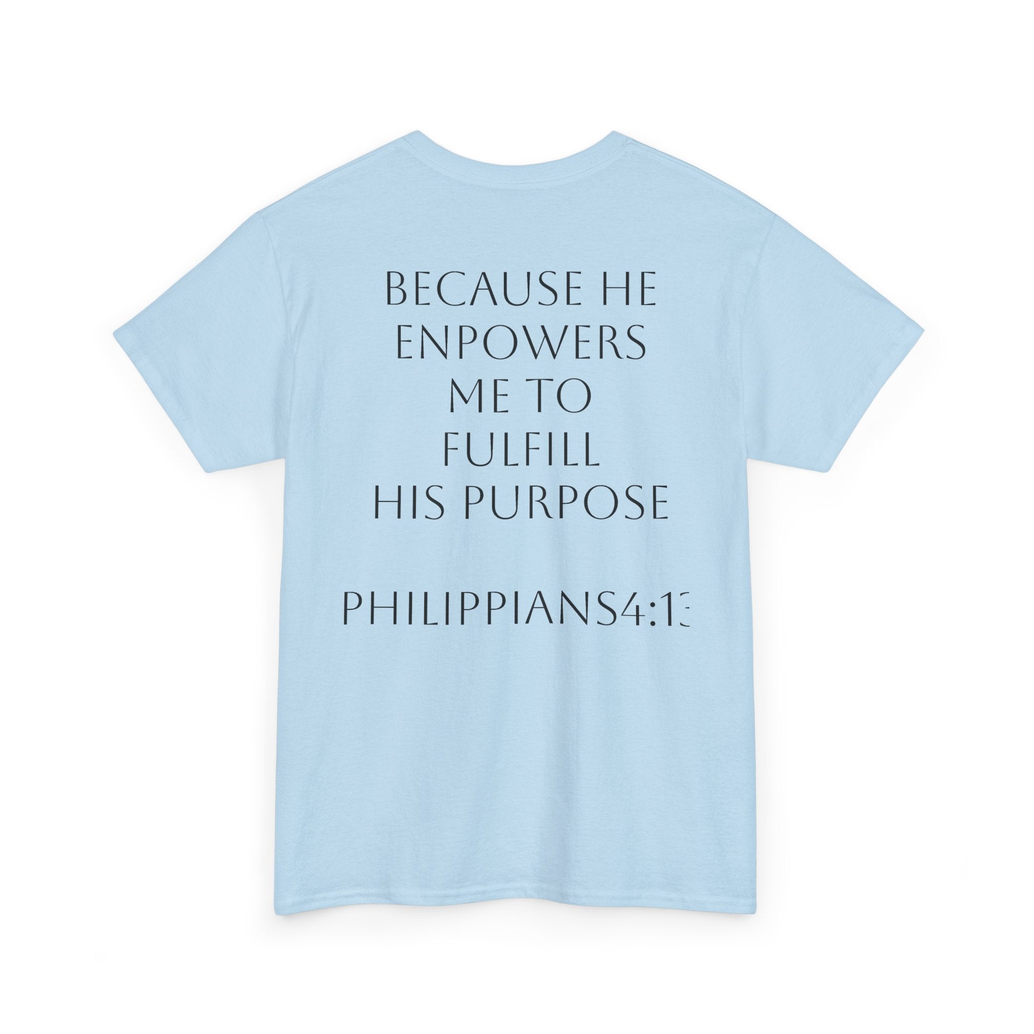 Inspirational Christian Tee — "Life Is Tough But So Are You" Personalized Shirt (Philippians 4:13)