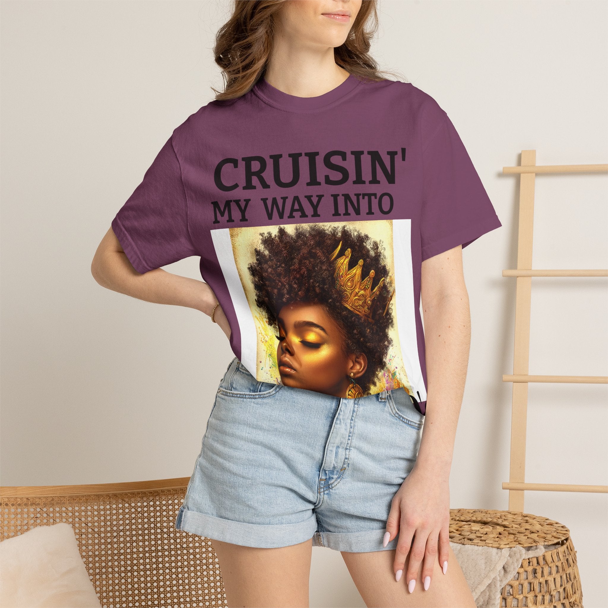 Personalized  Cruising your way to your 60's, 40's, 80's or whatever the blessing, Unisex Garment-Dyed T-shirt