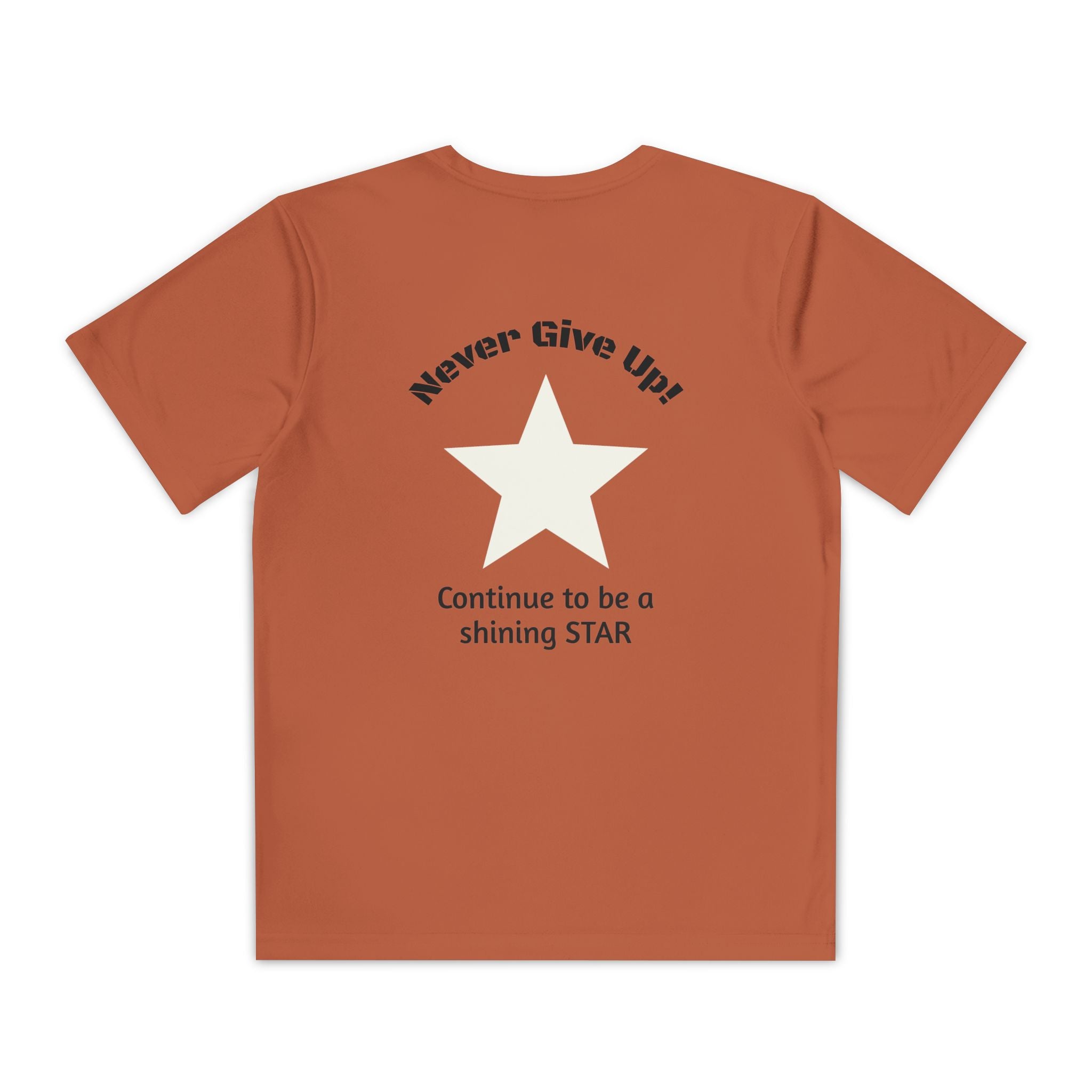 Youth Competitor Tee - 'Run Towards Your Goals' Inspirational Christian Kids Shirt (Proverbs 16:3, Never Give Up)