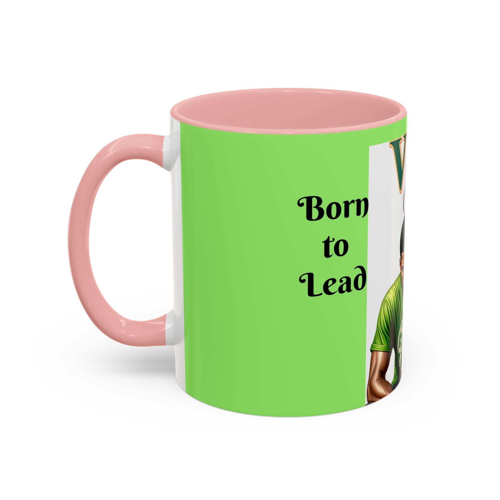Veterans 'Born to Lead, Proud to Serve' Accent Coffee Mug
