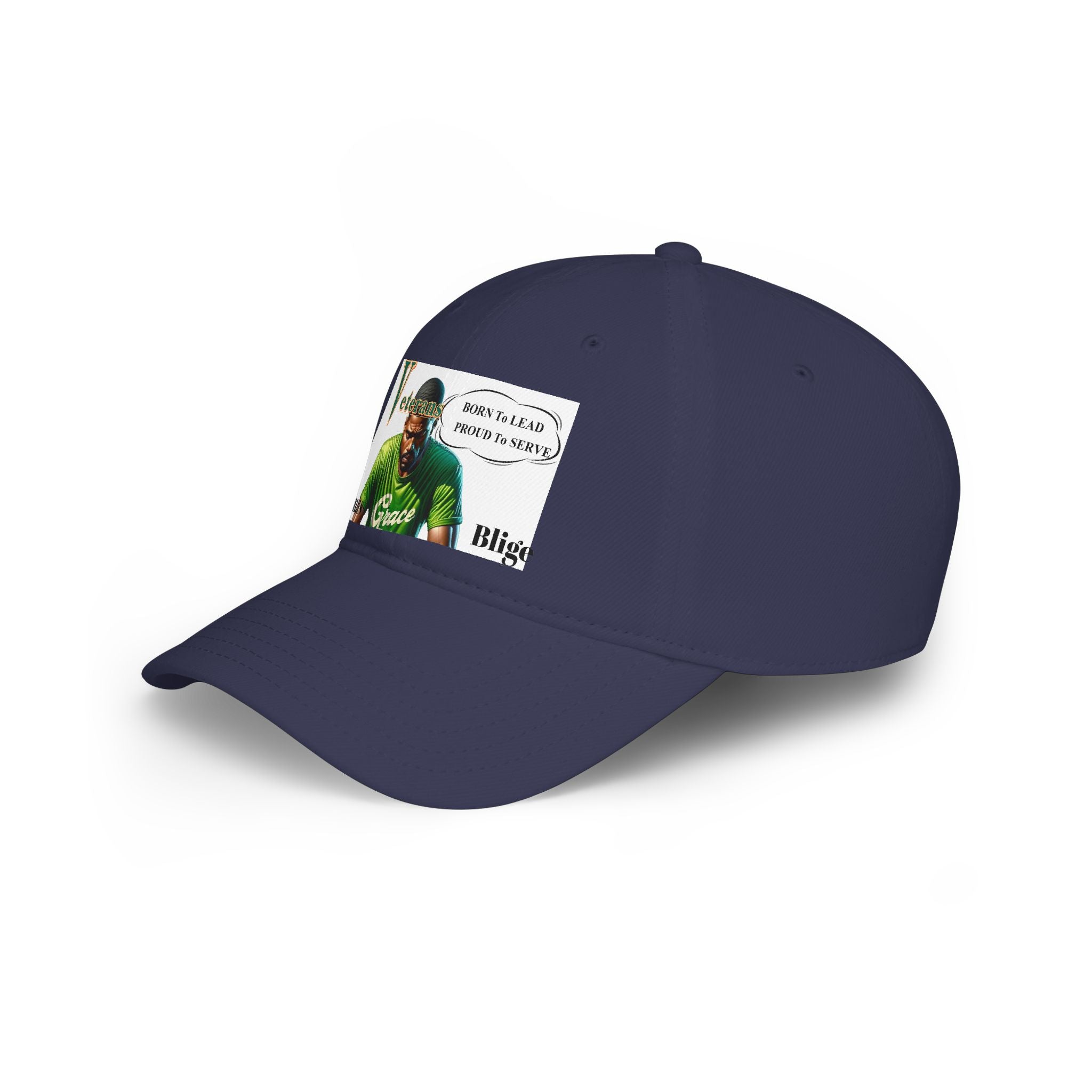 Veteran 'Born to Lead, Proud to Serve' Low Profile Baseball Cap