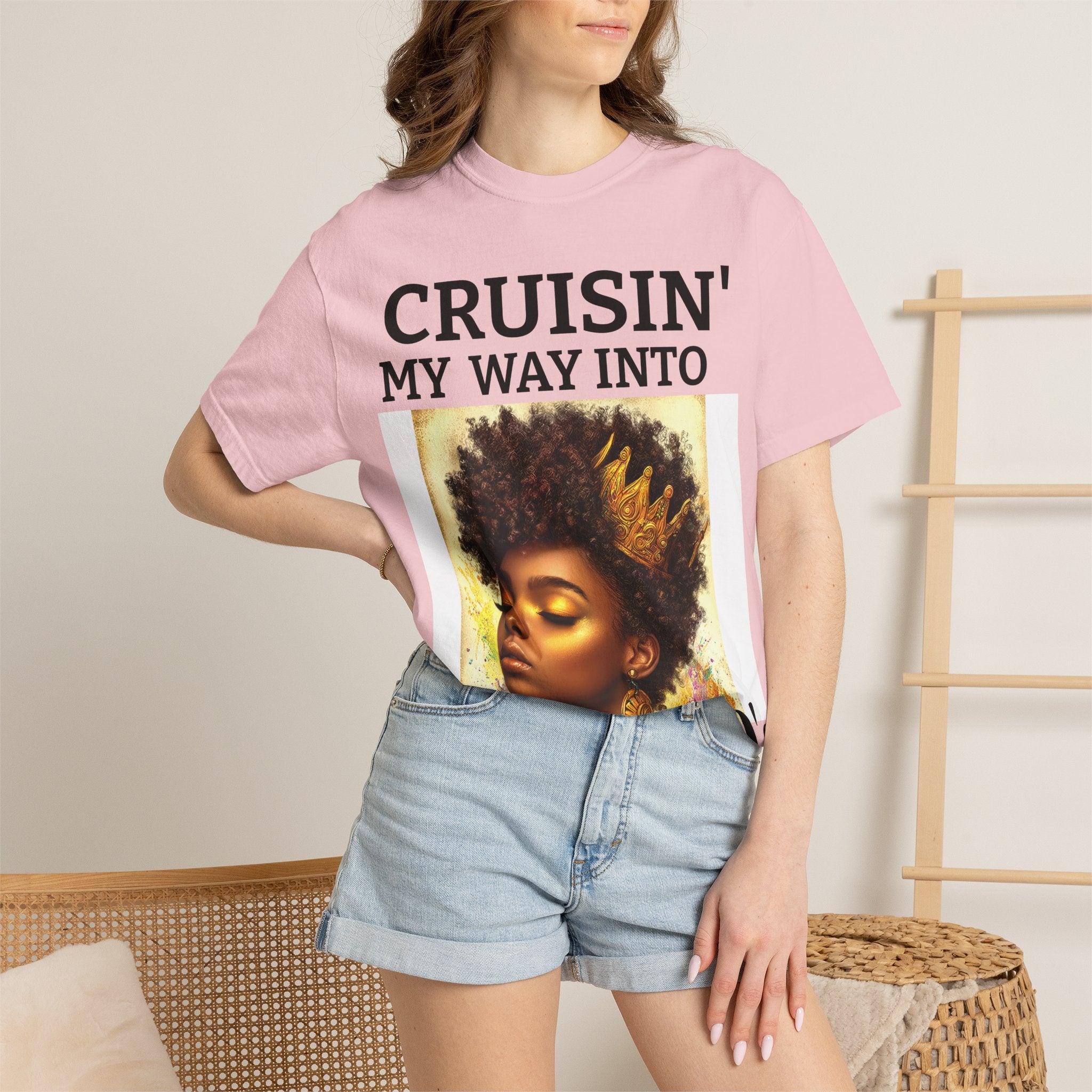 Personalized  Cruising your way to your 60's, 40's, 80's or whatever the blessing, Unisex Garment-Dyed T-shirt