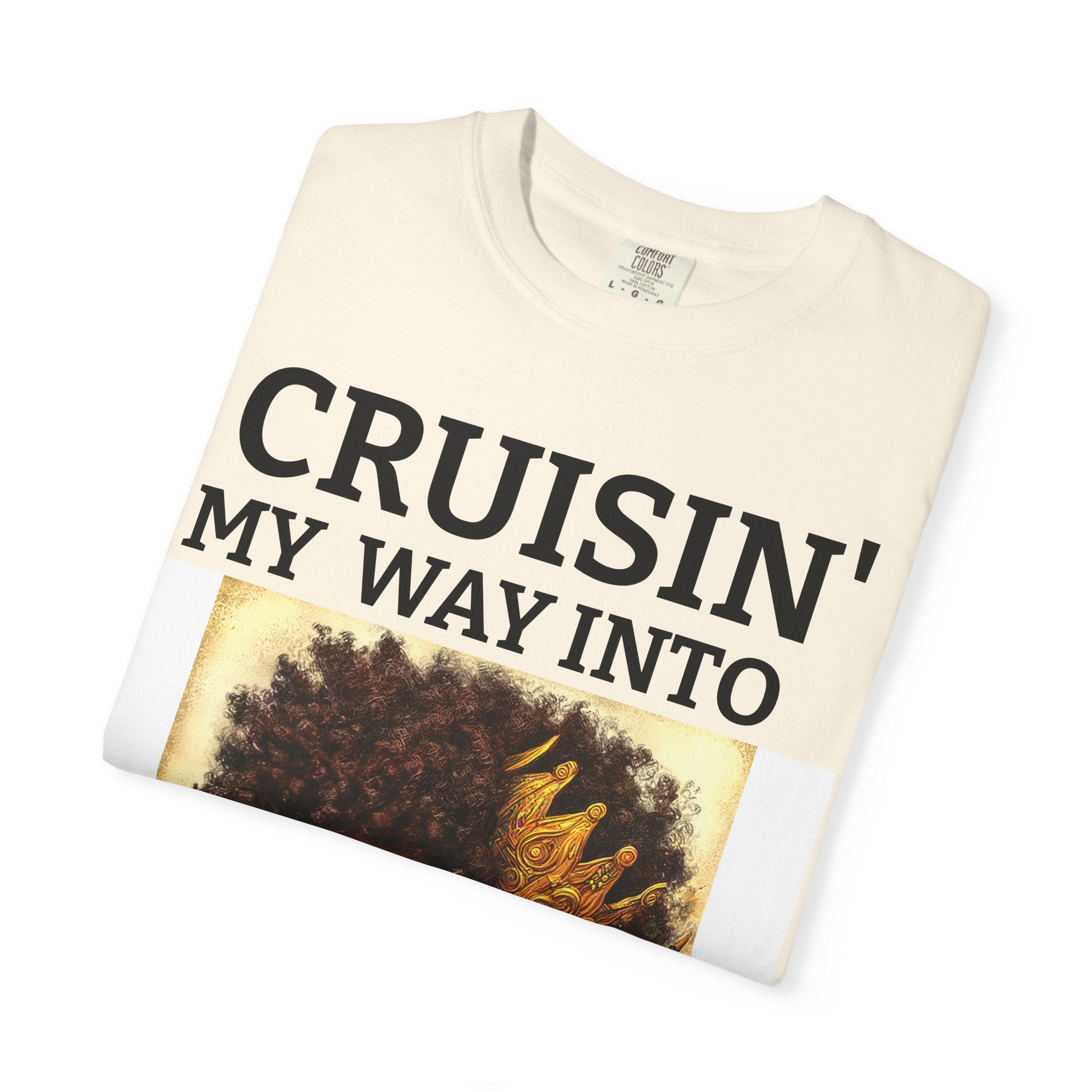 Personalized  Cruising your way to your 60's, 40's, 80's or whatever the blessing, Unisex Garment-Dyed T-shirt