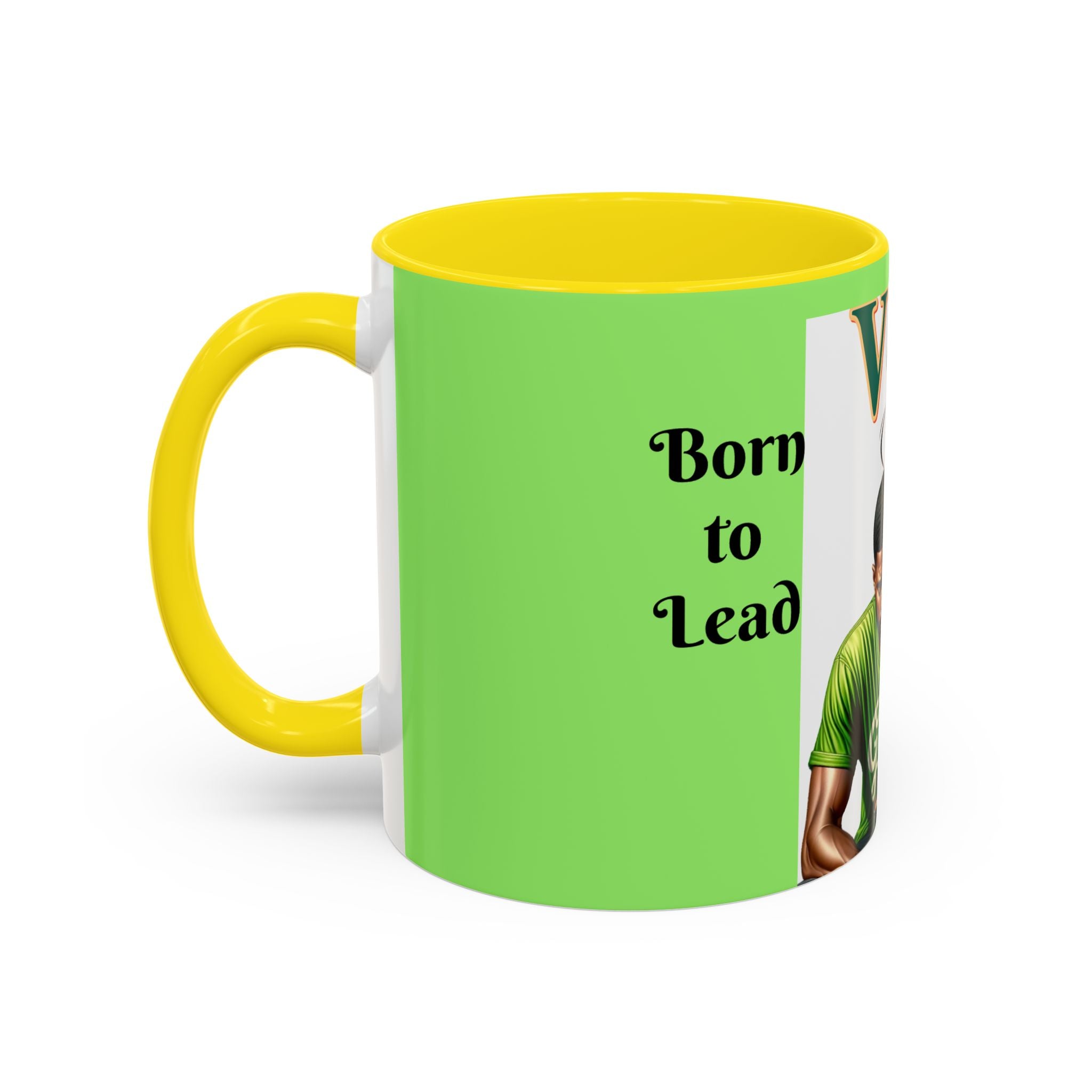 Veterans 'Born to Lead, Proud to Serve' Accent Coffee Mug