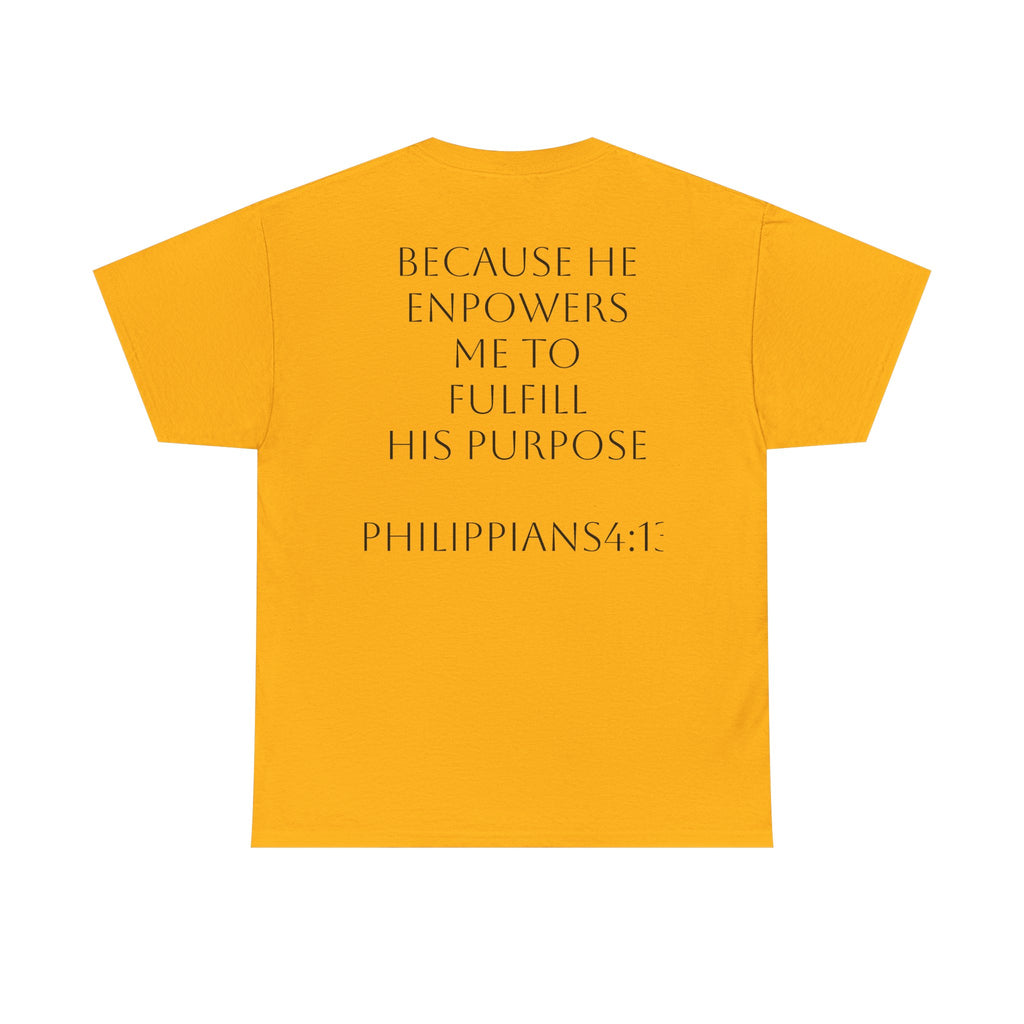 Inspirational Christian Tee — "Life Is Tough But So Are You" Personalized Shirt (Philippians 4:13)