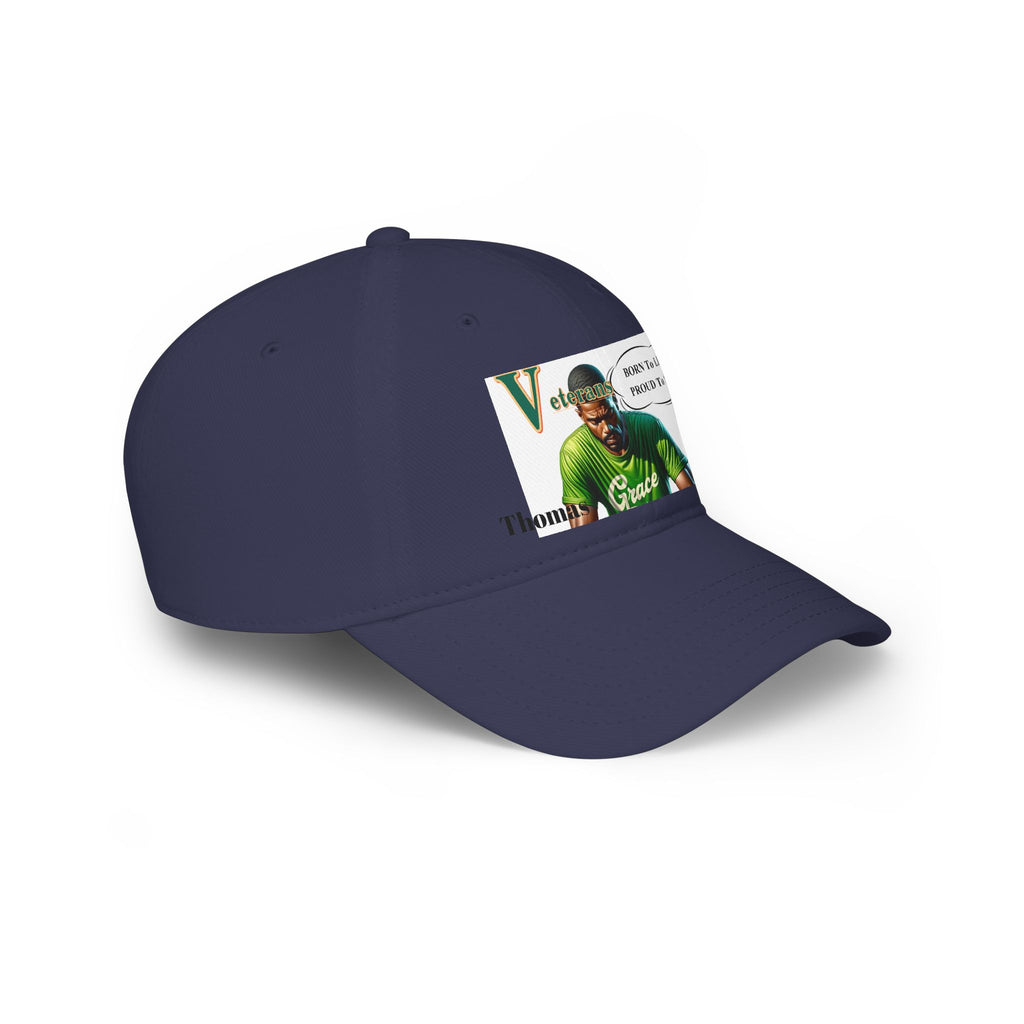 Veteran 'Born to Lead, Proud to Serve' Low Profile Baseball Cap