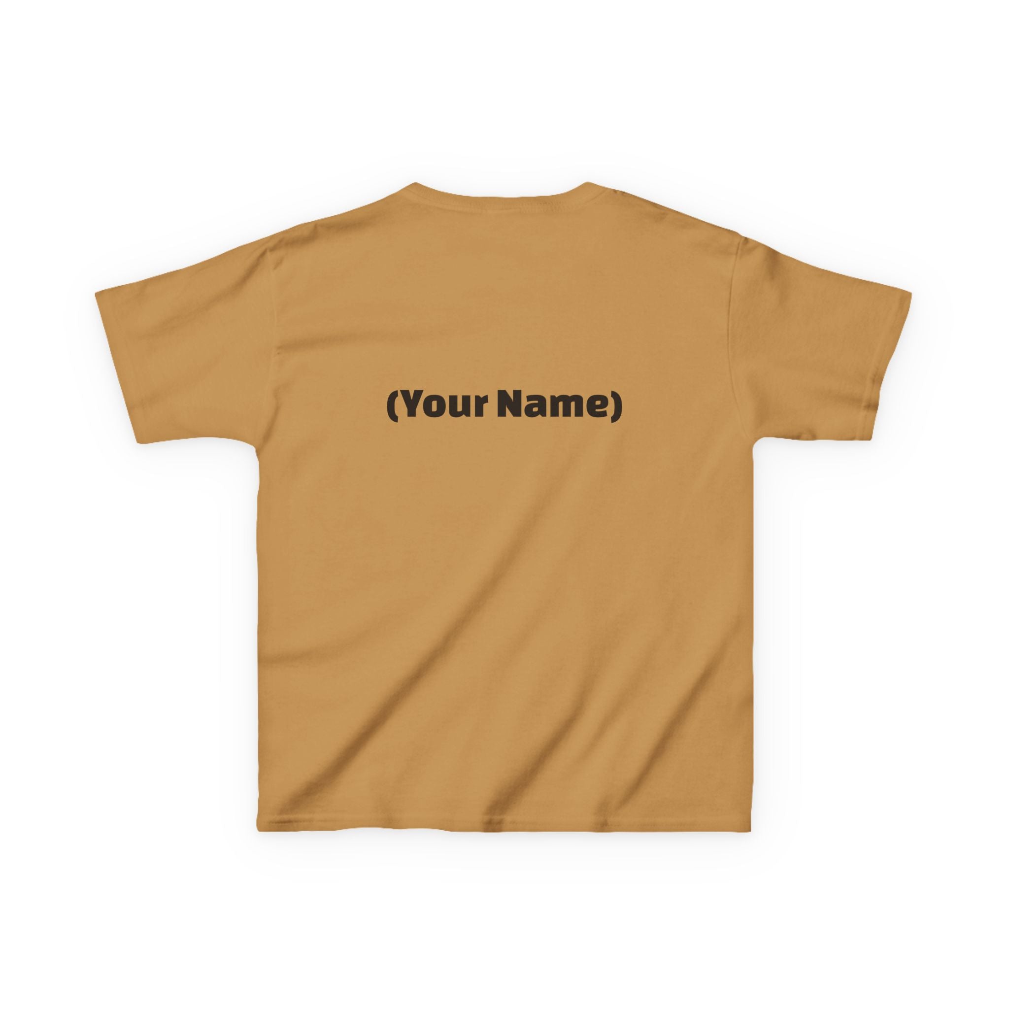 Kids Tee — "Watch Out! Queen Coming Through" Cute Black Baby Girl Design (Custom Name Back)