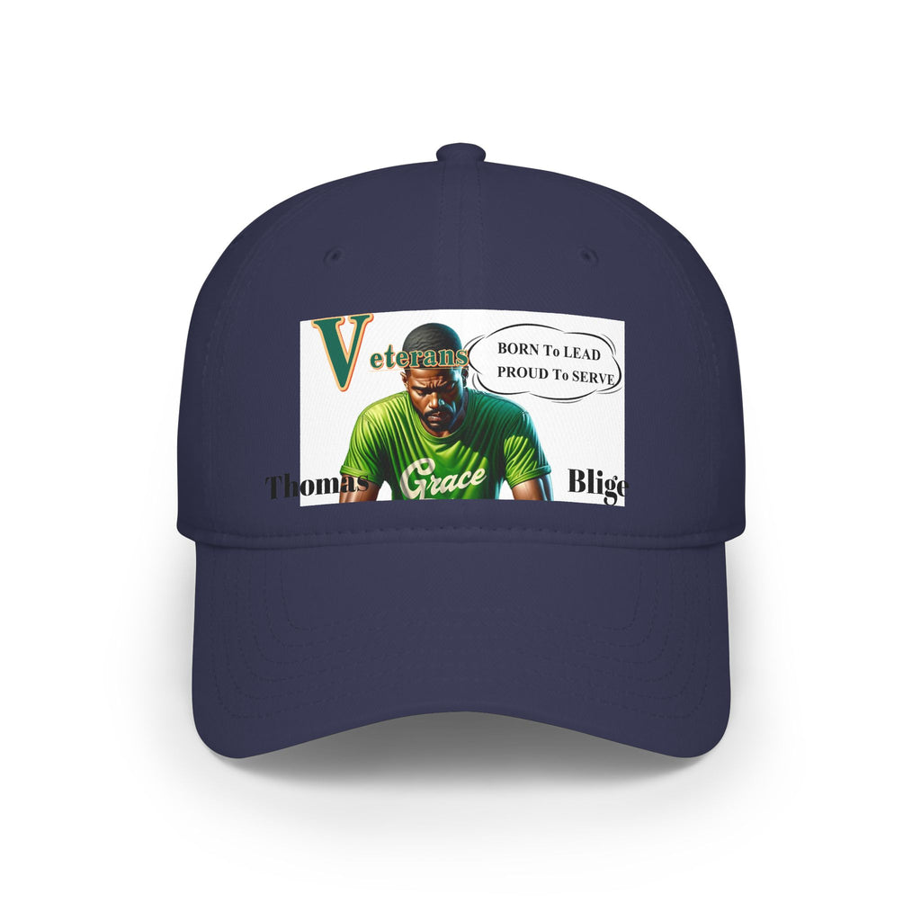 Veteran 'Born to Lead, Proud to Serve' Low Profile Baseball Cap